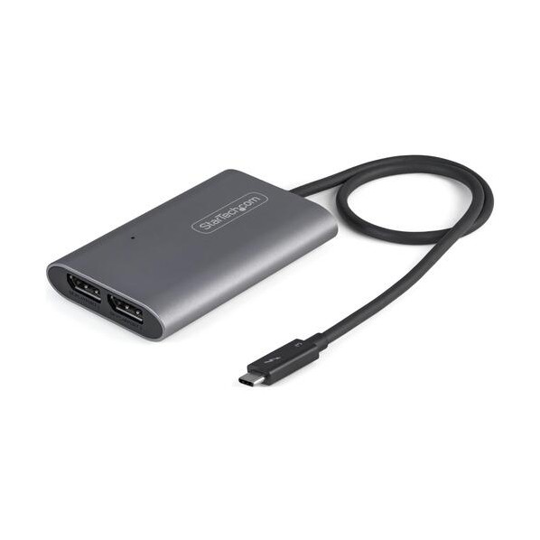 Thunderbolt 3 - DisplayPort 1．4取り替えっこアダプタ/2画面/ 4K60サイクル/映像媒体変換器  結核症32DP14
