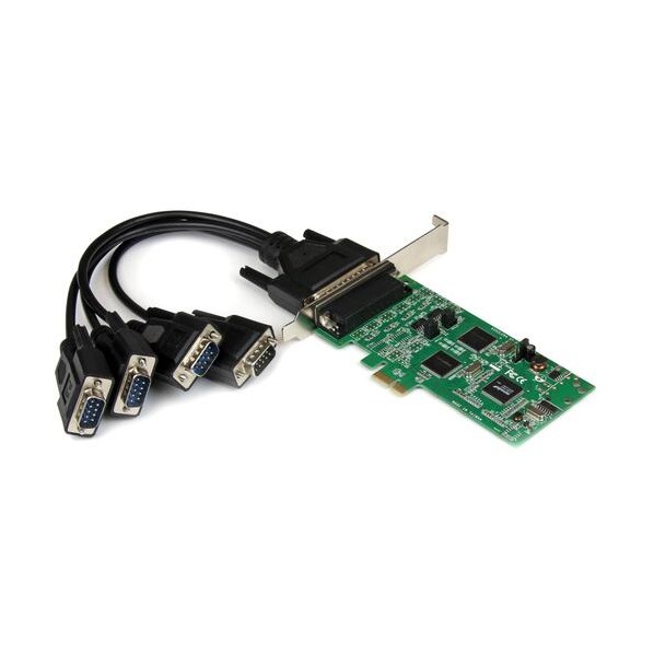 STARTECH.COM シリアルアダプターカード/PCIe x1/4界面/2x RS232 ＋ 2x RS422/RS485/標準尺度\u0026ロープロファイル PEX4S232485