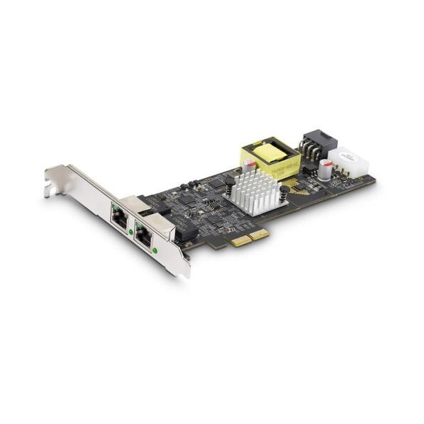 ※法人専用品※STARTECH.COM ネットワークアダプターカード/2ポート/2.5Gbps/PCIe x2/Intel I225-V/PoE+/LANカード PR22GIP-NETWORK-CARD 0|DIY FACTORY ONLINE SHOP
