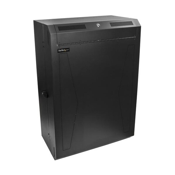 サーヴァー収納家具/飾りつけ型/縦型/8U/19in/奥ぶかさ76．2糎/耐荷重90kg/鍵を掛ける付き添い人/IT設備用 黒いこと RK830WALVS