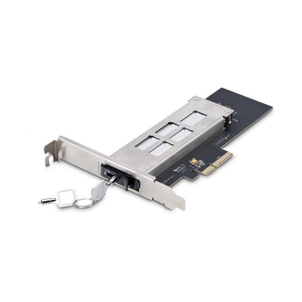 M．2 NVMe SSD相応う可動性仕合わせ/PCIe 4．0  x4/鍵付き添い人/PCI Express 弾丸道路知識伝える M2-REMOVABLE-PCIE-N1 変換コネクタ・ケーブル-PCアクセサリー-パソコン・周辺機器