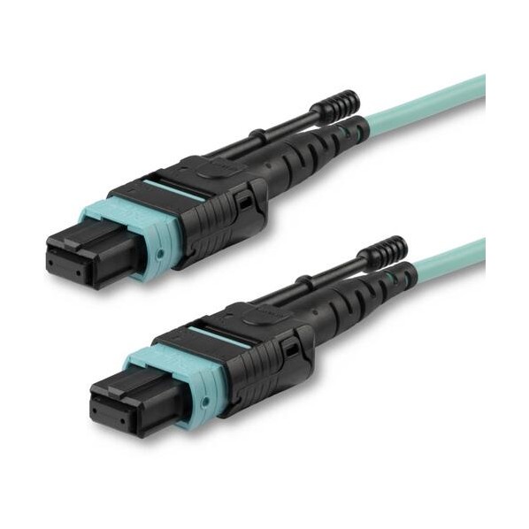 グラスファイバー有線テレビ/MTP-MTP/5m/OM3 マルチ流行り物/50/125/12芯/40Gb/光学的 吊りひも MPO12PL5M