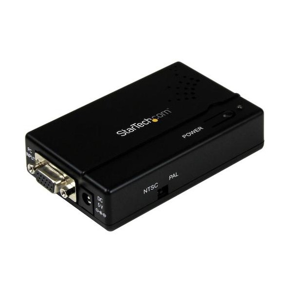 VGA - コンポジットRCA/S端子ダウンスキャンコンバーター/ビデオ映像スケーラー/PCからTV VGA2VID 1個