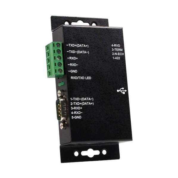 【法人専用品】RS422/RS485禾穀類取り替えっこアダプタ/1x USB - 1x DB9/刃針 - 牡/禾穀類変換器 ICUSB422IS 1個