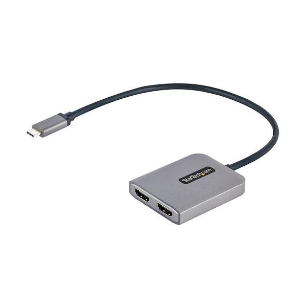 ディスプレイアダプター/USB-C - 2x HDMI/4K60Hz/Windowsのみ/マルチモニター MST14CD122HD 1個