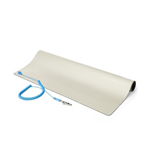 STARTECH.COM社 静電気除去マット/60cm x 120cm/取外し可能アースコード付き/サーモプラスチック除電シート LG-ANTI-STATIC-MAT 1個
