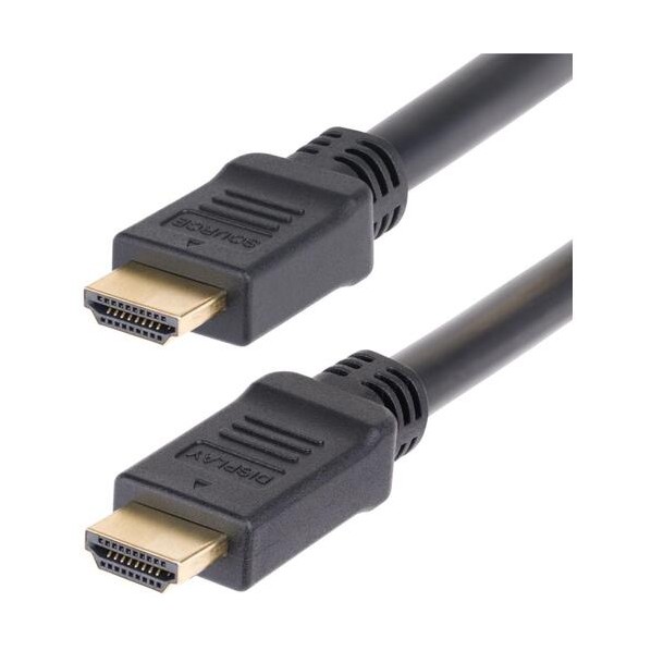 HDMI 2．0ケーブル/アクティブ/10m/4K60Hz/CMP 難燃グレード/ブラック/壁内配線用 モニター コード ブラック HD2AP-10M-HDMI-CABLE