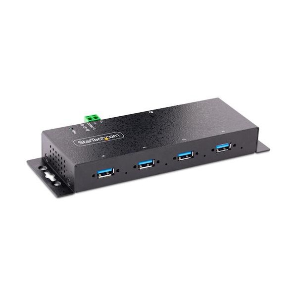 USBハブ/USB 3.0接続/4ポート/産業用メタル筐体/ESDレベル4保護機能/DINレール･壁面設置対応 5G4AINDNP-USB-A-HUB 1個