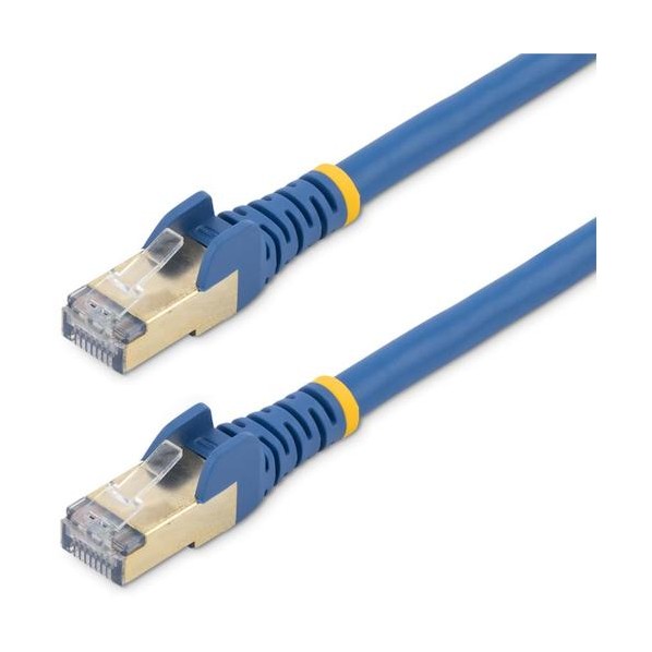 カテゴリ6a LANケーブル/7m/ブルー/RJ45コネクター/STPケーブル/10GbE対応/ツメ折れ防止機構付 6ASPAT7MBL 1本