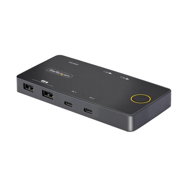 KVMスイッチ/2ポート/USB-C/1画面/4K60Hz HDMI DP Alt/100W PD/PC切替器 2台用 C2-H46-UC2-PD-KVM 1個
