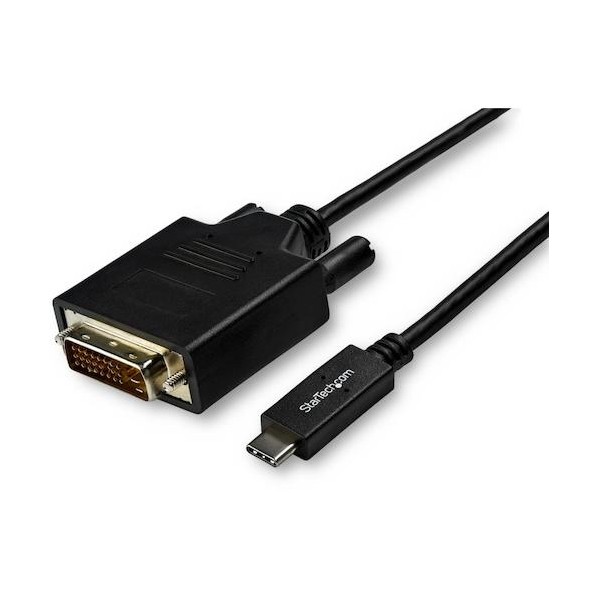 ディスプレイ変換ケーブル/USB-C - DVI/3m/1920x1200 1080p/ブラック/ビデオコンバーター CDP2DVI3MBNL 1本