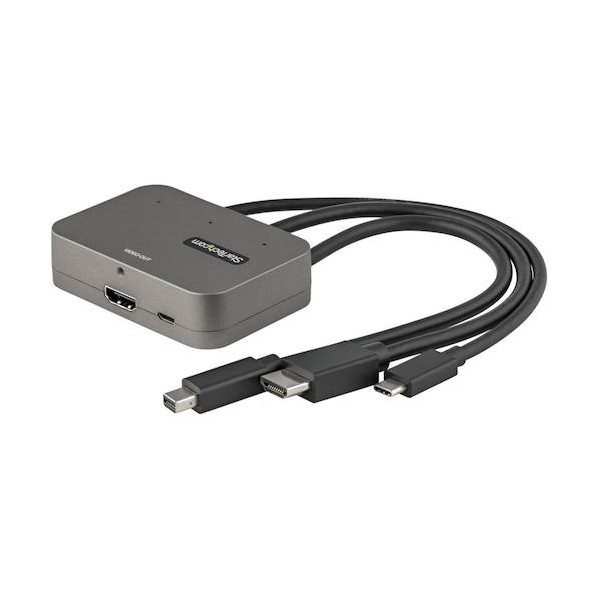 見せびらかすアダプタ/USB-C  DisplayPort HDMI - HDMI/3インプット1最終生産物/4K60サイクル CDPHDMDP2固定ディスク 1個 変換コネクタ・ケーブル-パソコン・周辺機器-PCアクセサリー
