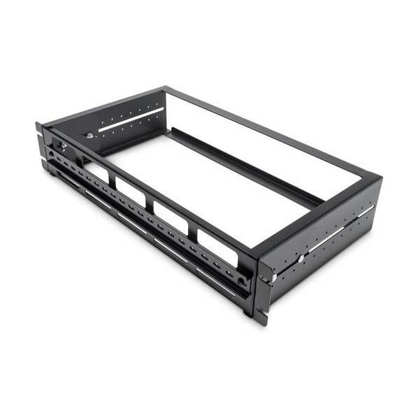 サーヴァー仕合わせ用DIN軌跡一揃いの道具/2U/19in仕合わせ相応う/耐荷重12．5kg/奥ふかさ合わせる能力のある/仕合わせ付属物 黒いこと ADJDINKIT