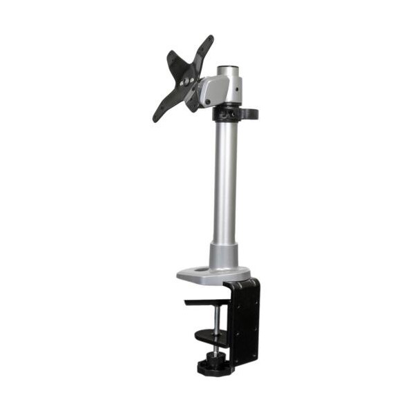 管する手/クランプ ･はと目据えつける/1画面/最大限度34in/耐荷重14kg/VESA相応う/見せびらかすマウント しろがね色 ARMPIVOT