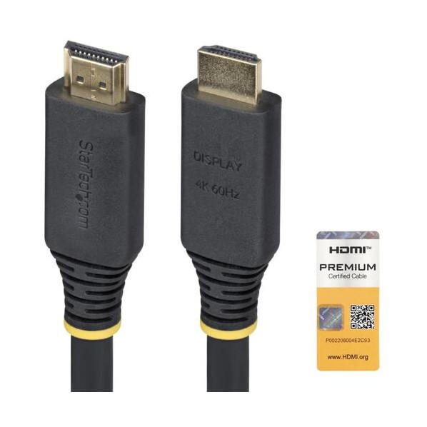 HDMI 2．0有線テレビ/積極的/15m/4K60サイクル/High Speed/TV 管する 見せびらかす用 黒いこと HDMI2-CABLE-4K60-15M