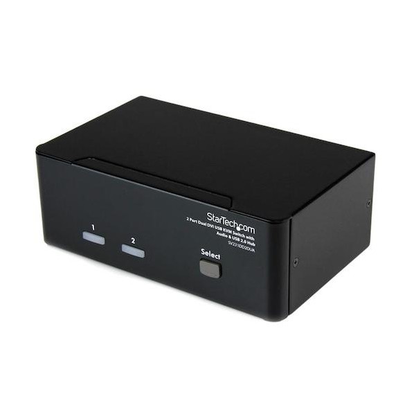※法人専用品※ KVMスイッチ/2ポート/2画面/DVI/1900 x 1200/USB 2.0ハブ/PC パソコン CPU切替器 SV231DD2DUA 1個|DIY FACTORY ONLINE SHOP
