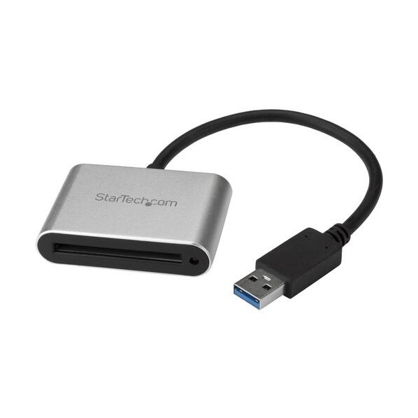 STARTECH.COM社 USB CFast 2．0カードリーダー/ライター/USB Type-A接続//高速データ転送 軽量コンパクト設計 シルバー CFASTRWU3 0