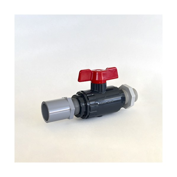コンパクトボールバルブ25A バルブソケット･ニップル付 EPDM SUIKO_CBV_VSNI_25A_EPDM