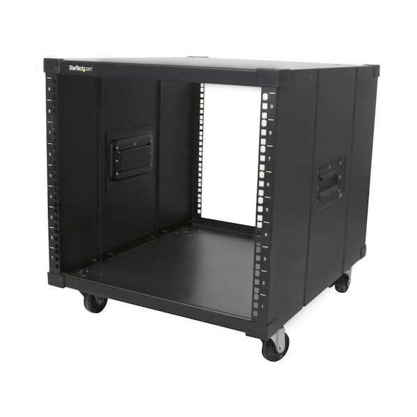 サーバーラック/9U/19インチ/ポータブルタイプ/取付奥行60cm/キャスター&ハンドル付きキャビネット RK960CP 1台