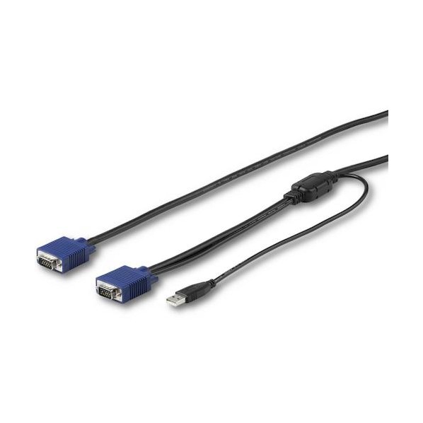 【法人専用品】KVMケーブル/4.6m/StarTech.comラックマウントKVMコンソール用/CPU切替器ケーブル RKCONSUV15 1本|DIY FACTORY ONLINE SHOP