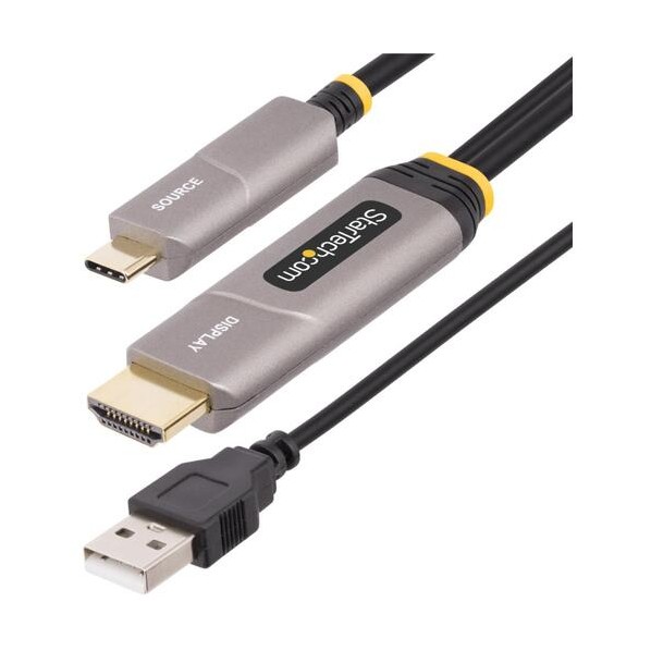 USB-C - HDMI 2．0取り替えっこ有線テレビ/活動的グラスファイバー/9．1m/4K60サイクル/DP Alt流行り物/単道のり 145B-USBC-HDMI4K-AOC