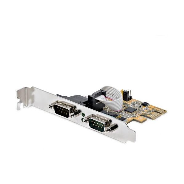 RS232Cシリアルアダプターカード/PCI Express/2界面/16C1050 UART/Win\u0026リナックス 21050-パソコン-SERIAL-LP