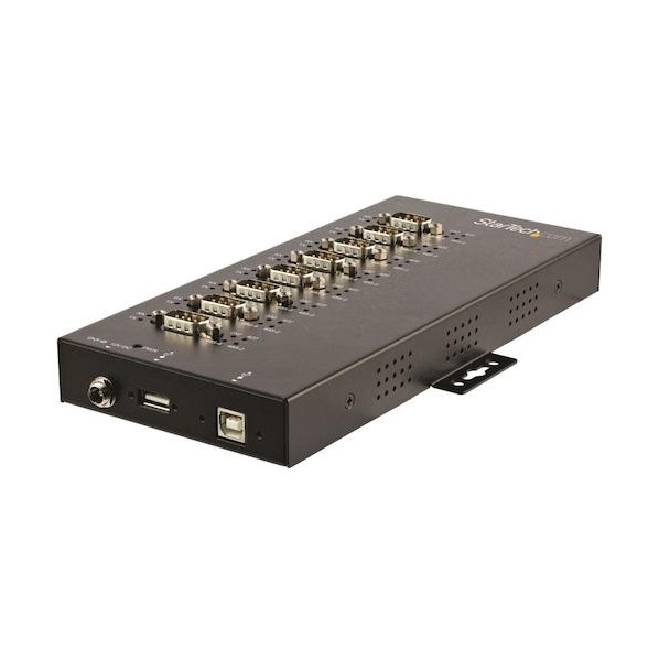 USB - RS232C変換ハブ/USB 2.0/8ポート DB9/メタル筐体/ラックマウント/シリアルアダプター ICUSB234858I 1個