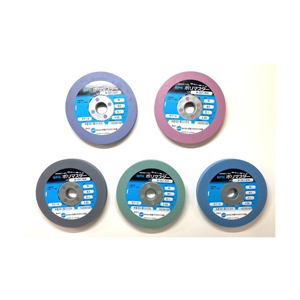 松風プロダクツ京都 ポリマスターホイール 外径φ100x厚さ13x孔径16粍 紫 BW-100X13 W320V 1枚