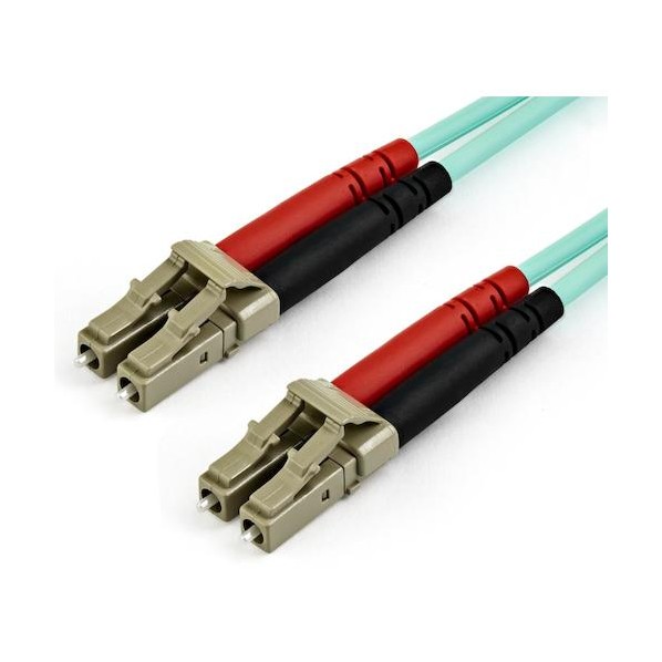 グラスファイバー有線テレビ/15m/OM3判定基準/50/125/LC-LC/LSZH/アクア/光導線 マルチ流行り物光パッチコード A50FBLCLC15 1本