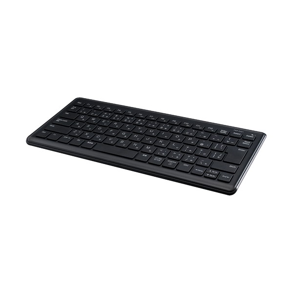 無線静音ミニキーボード テンキーなし ブラック ブラック FKB-R251BK