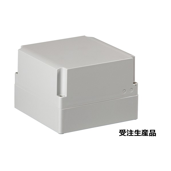 UL認証 防水･防塵ポリカ-ボネートボックス SPCP．Uシリーズ 175×175×125mm ホワイトグレー SPCP181813G.U 1台