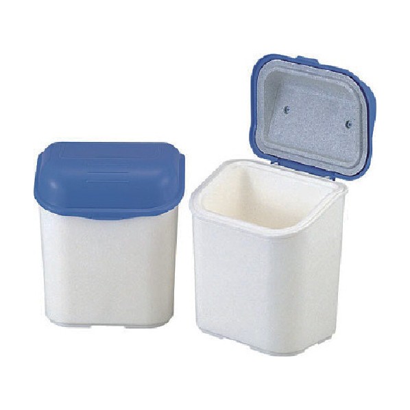 ※法人専用品※サンコー 保冷牛乳箱3型 200951 白/青 200951WH/BL01 1点