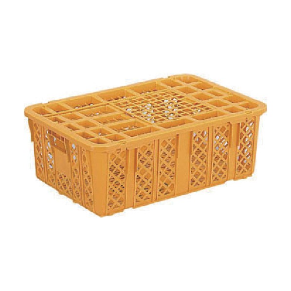 ※法人専用品※サンコー 鳥篭 107900 2型プラ網フタセット オレンジ 107900OR01 1点