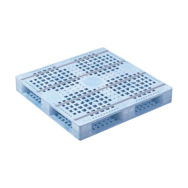 ※法人専用品※サンコー プラスチックパレット 810009 D4-1010F青 SK-D4-1010F-BL 1点