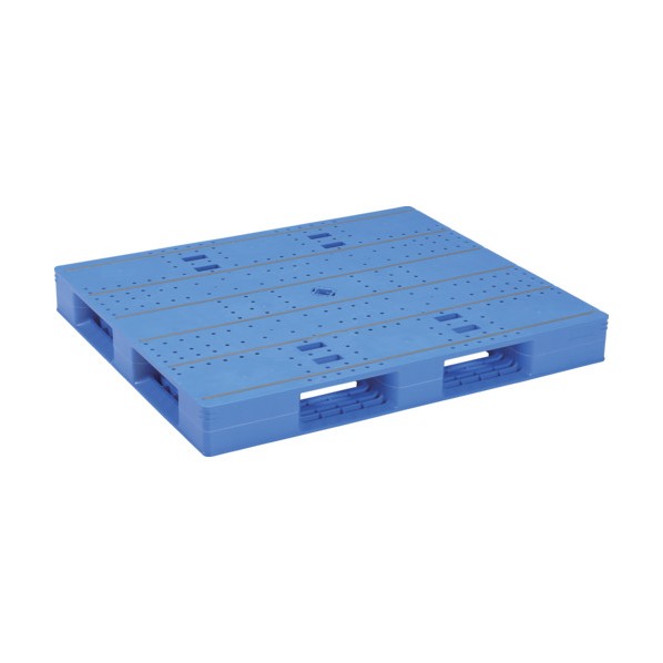 ※法人専用品※サンコー プラスチックパレット 840055 LX-1113D4青 SK-LX-1113D4-BL 1点|DIY FACTORY ONLINE SHOP