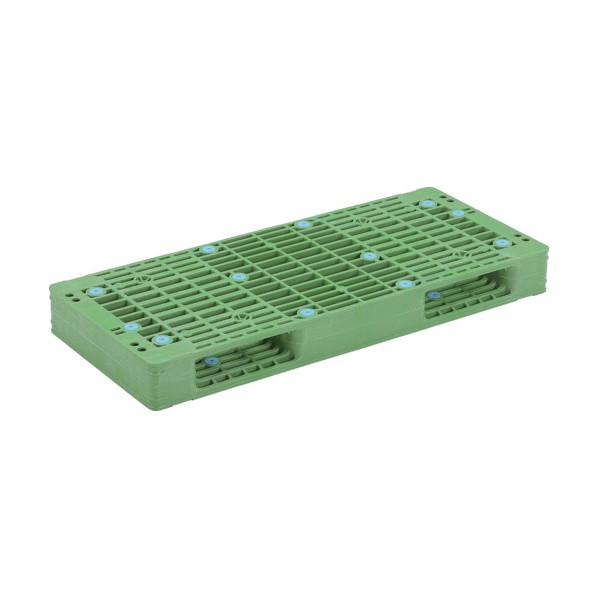 ※法人専用品※サンコー プラスチックパレット 808502 R2-047110F グリーン SK-R2-047110F-GR 1点