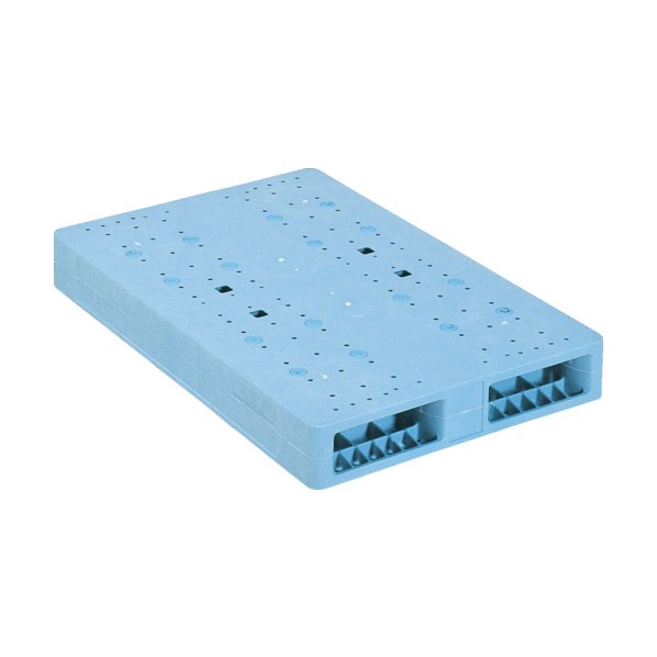 ※法人専用品※サンコー プラスチックパレット 806830 R2-068100F青 SK-R2-068100F-BL 1点