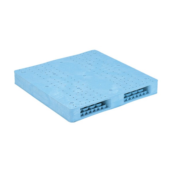 ※法人専用品※サンコー プラスチックパレット 810012 R2-1010F青 SK-R2-1010F-BL 1点