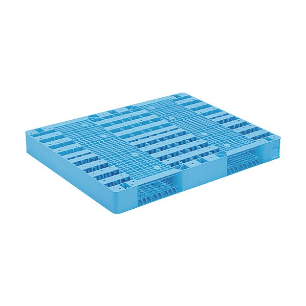 ※法人専用品※サンコー プラスチックパレット 815403 R2-1114-3青 SK-R2-1114-3-BL 1点