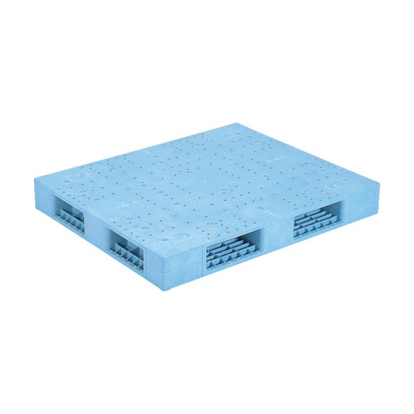 ※法人専用品※サンコー プラスチックパレット 812055 R4-1012F-2青 SK-R4-1012F-2-BL 1点｜DIY FACTORY ONLINE SHOP
