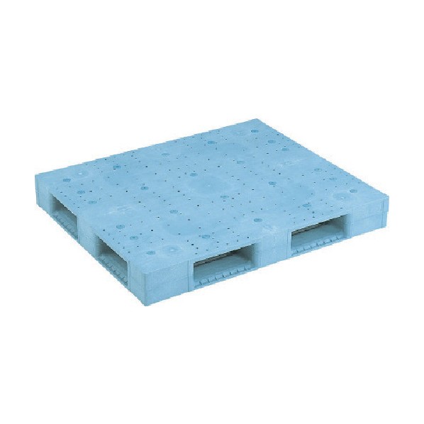 ※法人専用品※サンコー プラスチックパレット 812055 D4ー1012Fー2 青 D4-1012F2 1点