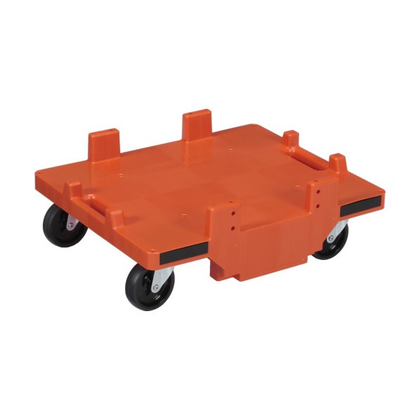 ※法人専用品※サンコー 折りたたみコンテナー用台車 802423 サンキャリー5041オレンジ SK-802423-01-OR 1点