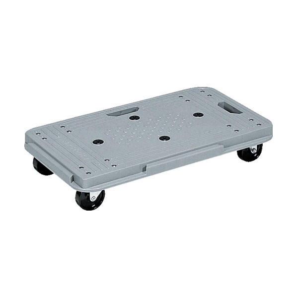 ※法人専用品※サンコー 樹脂製平台車 802602 サンフエルキャリー ライトグレー SK-802602-01-GLL 1点｜DIY FACTORY ONLINE SHOP