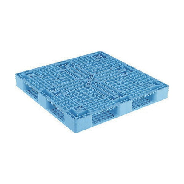 ※法人専用品※サンコー プラスチックパレット 812132 D4ー1111ー7青 SK812132 1点