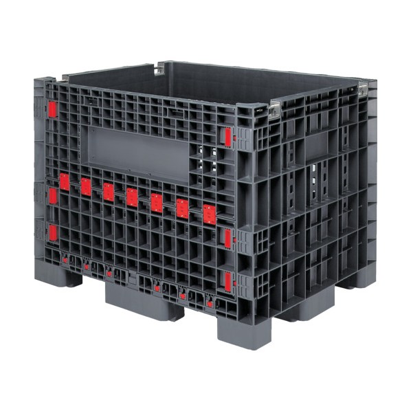 ※法人専用品※サンコー 大型部分品用通勤箱 290003 コンパレッター#1200薄墨色 SK-CP1200-GL 1点