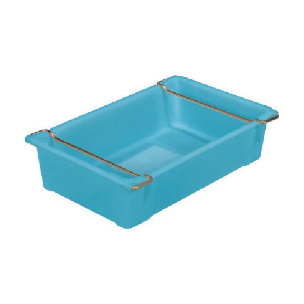 ※法人専用品※サンコー 水産業界向けネスティングコンテナー 202901 トロ函(PE) 青 202901BL01 1点