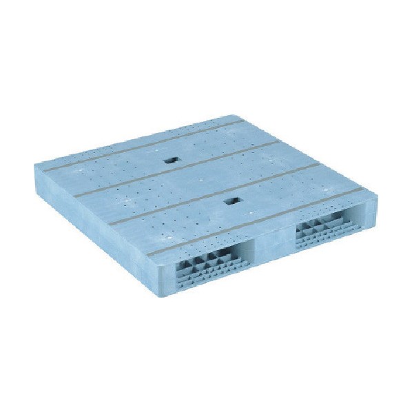 ※法人専用品※サンコー プラスチックパレット 812186 R2ー1111Fー4 青 R2-1111F4 1点