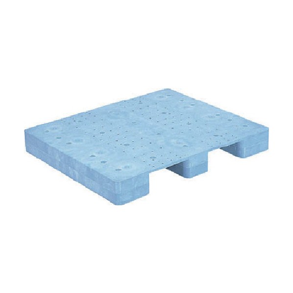 ※法人専用品※サンコー プラスチックパレット 812004 Sー1012F 青 S-1012F 1点