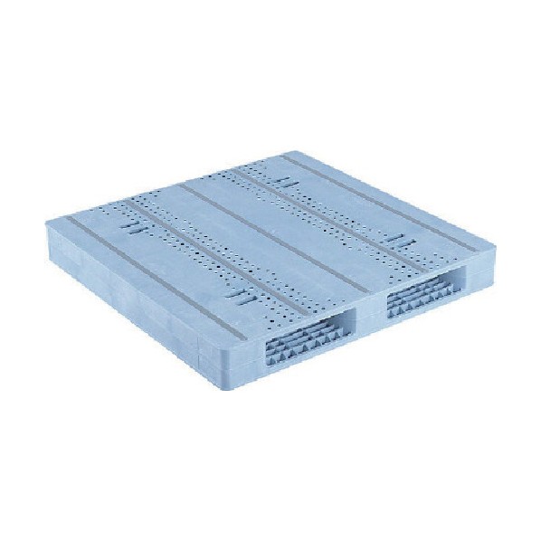 ※法人専用品※サンコー プラスチックパレット 812138 R2ー1111Fー6 青 R2-1111F6 1点