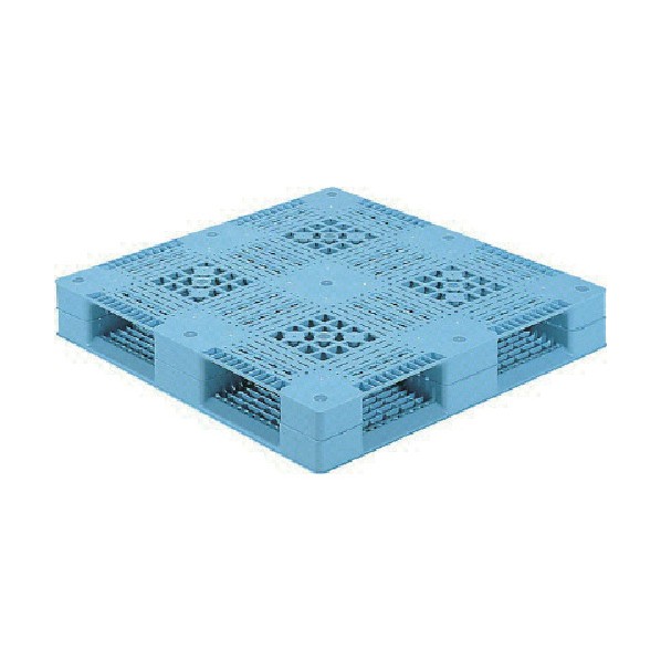 ※法人専用品※サンコー プラスチックパレット 812008 R4ー1010 青 R4-1010 1点